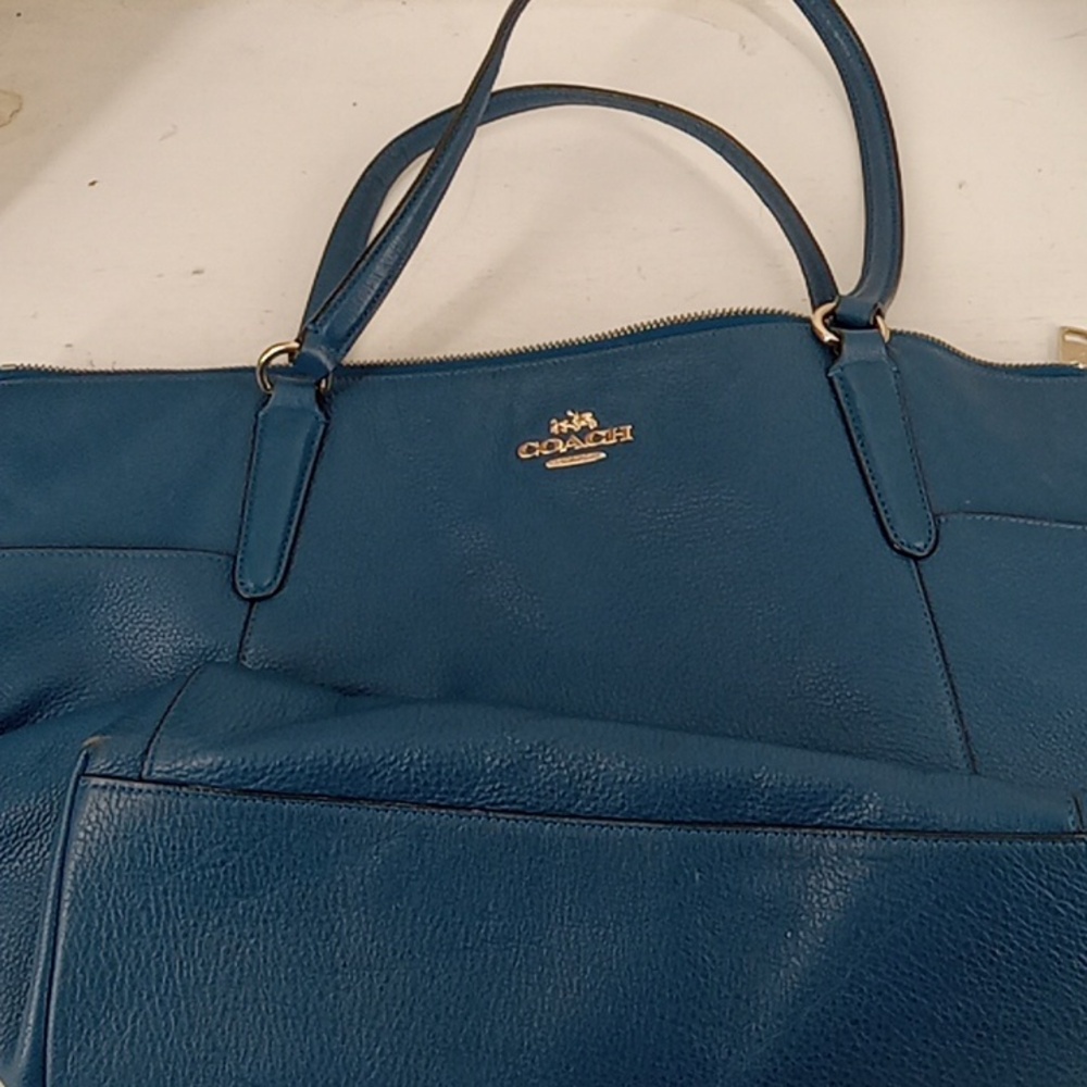 Blue Coach Purse